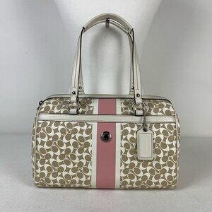 Coach Vintage Pink & Tan Handbag